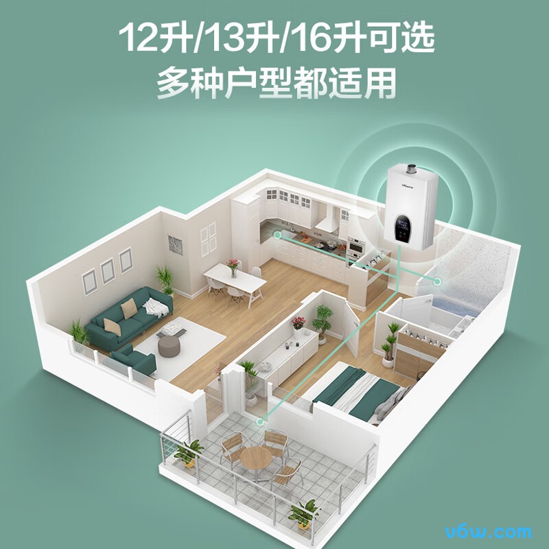 万和JSQ30-365T16燃气热水器图片