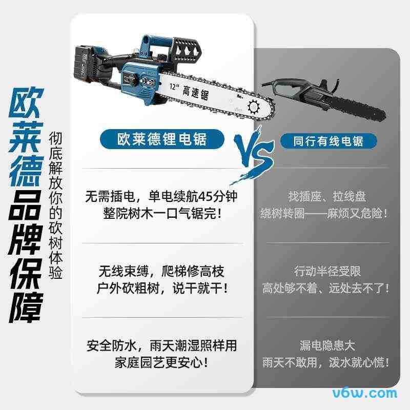 欧莱德12寸电链锯图片