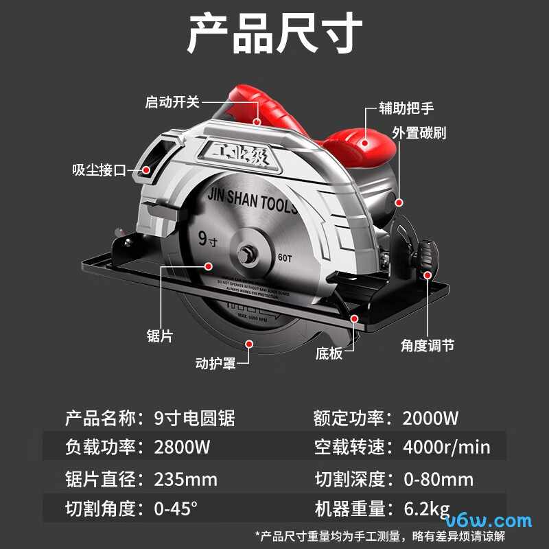 星固XG235-2电圆锯图片