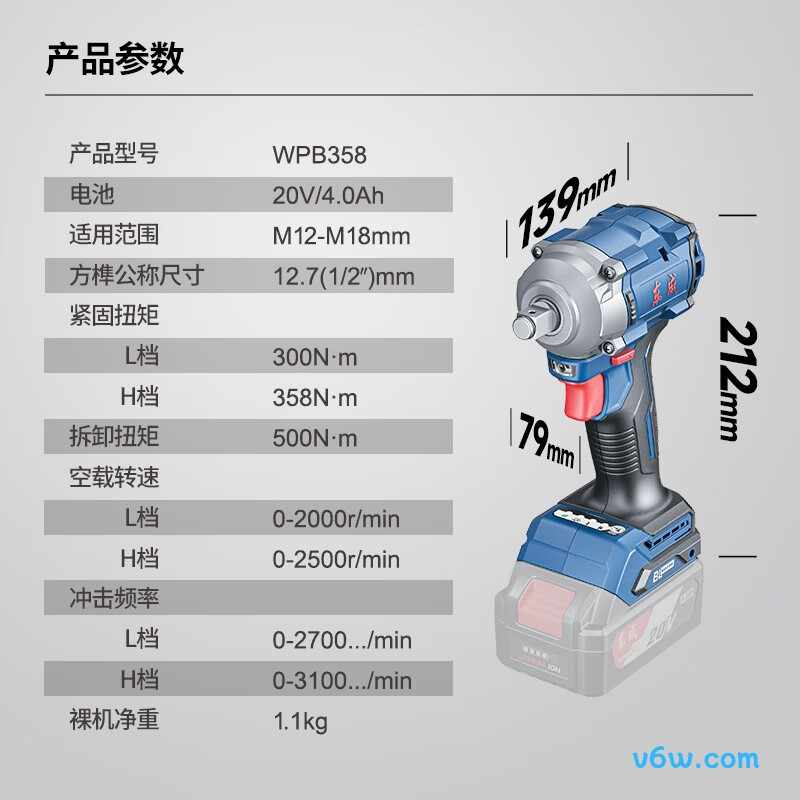 东成WPB358电动扳手图片