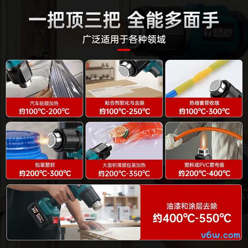 澎博动力QR611B热风枪图片