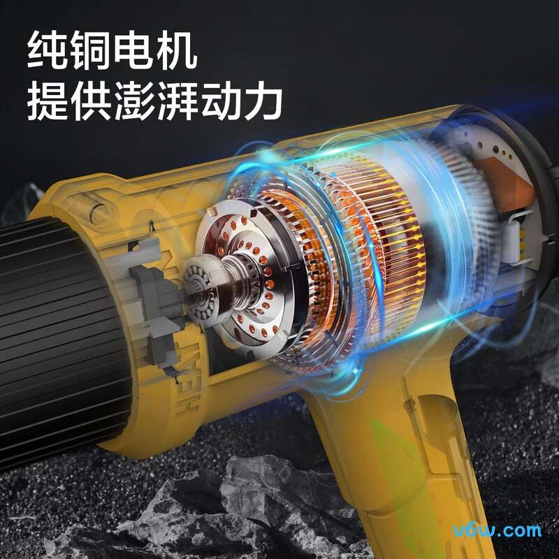 得力DL391160C热风枪图片