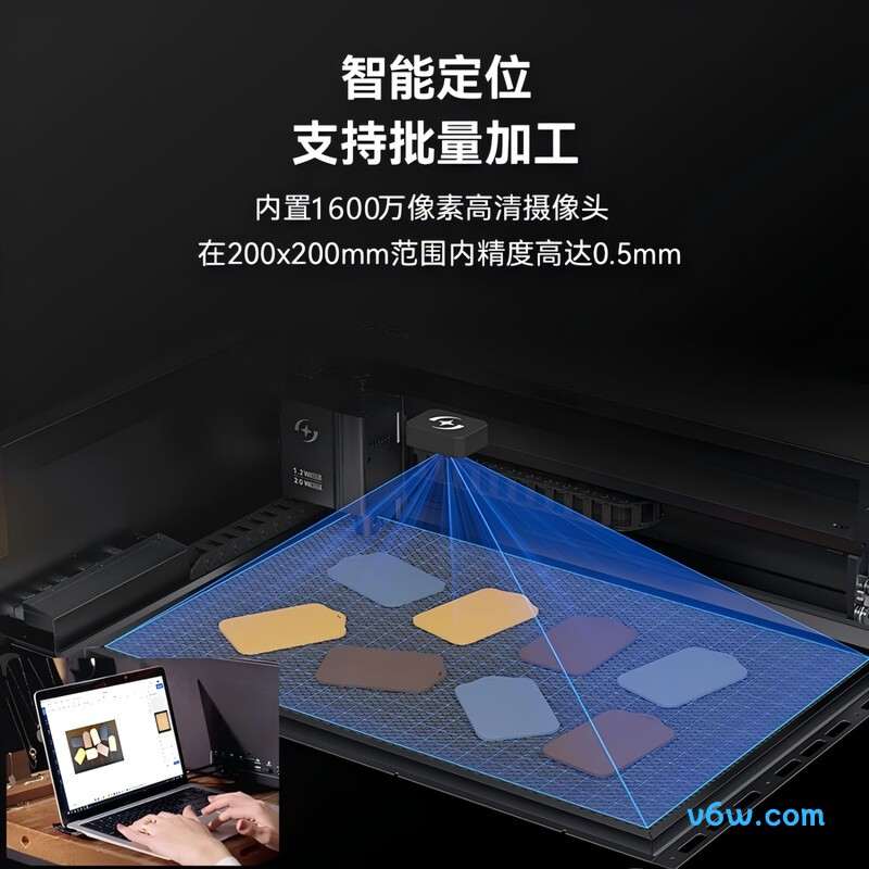 原子智造双光源激光雕刻机图片