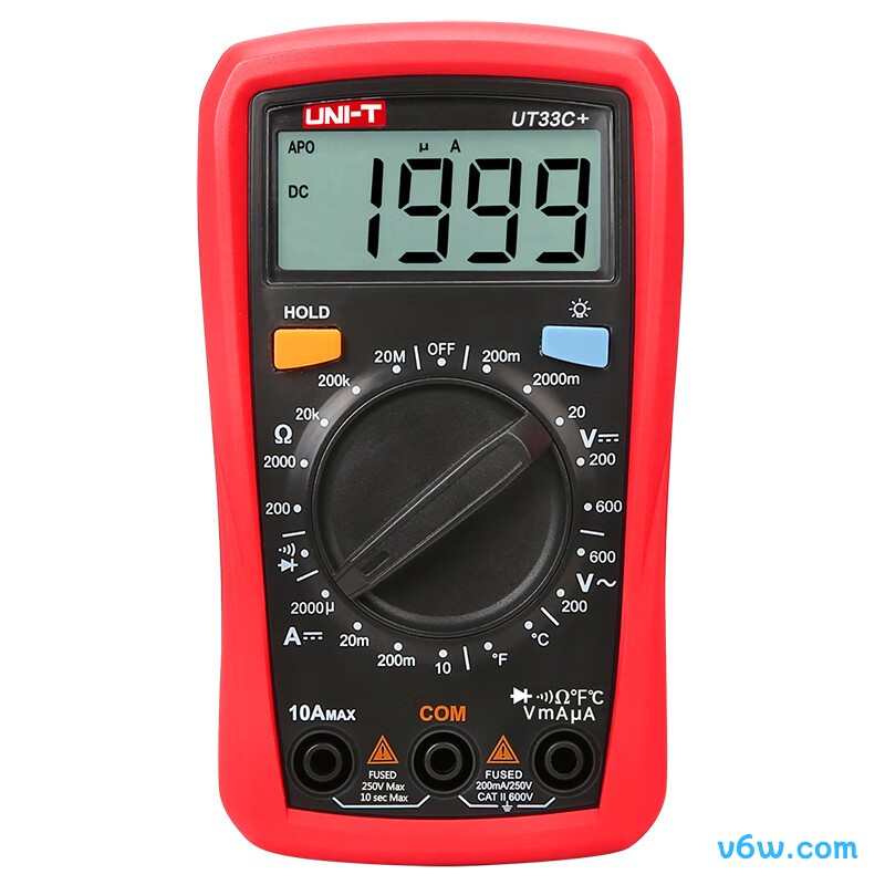 优利德UT33C+万用表图片