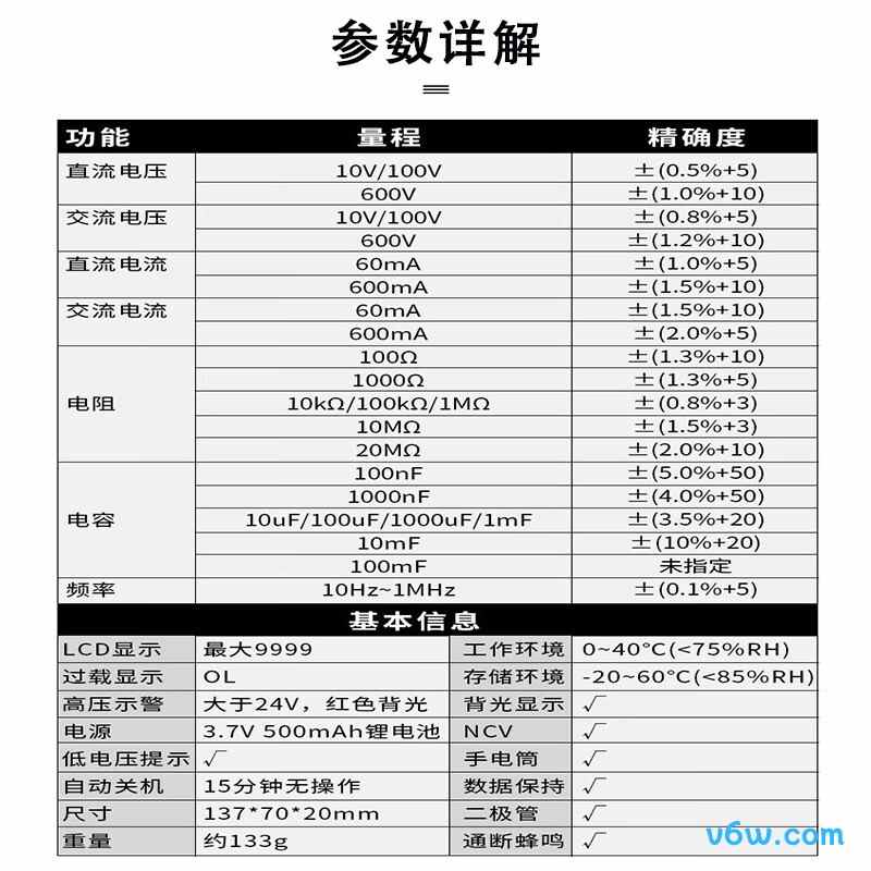 胜利仪器VC925万用表图片