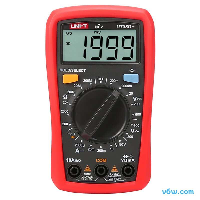优利德UT33D+万用表图片
