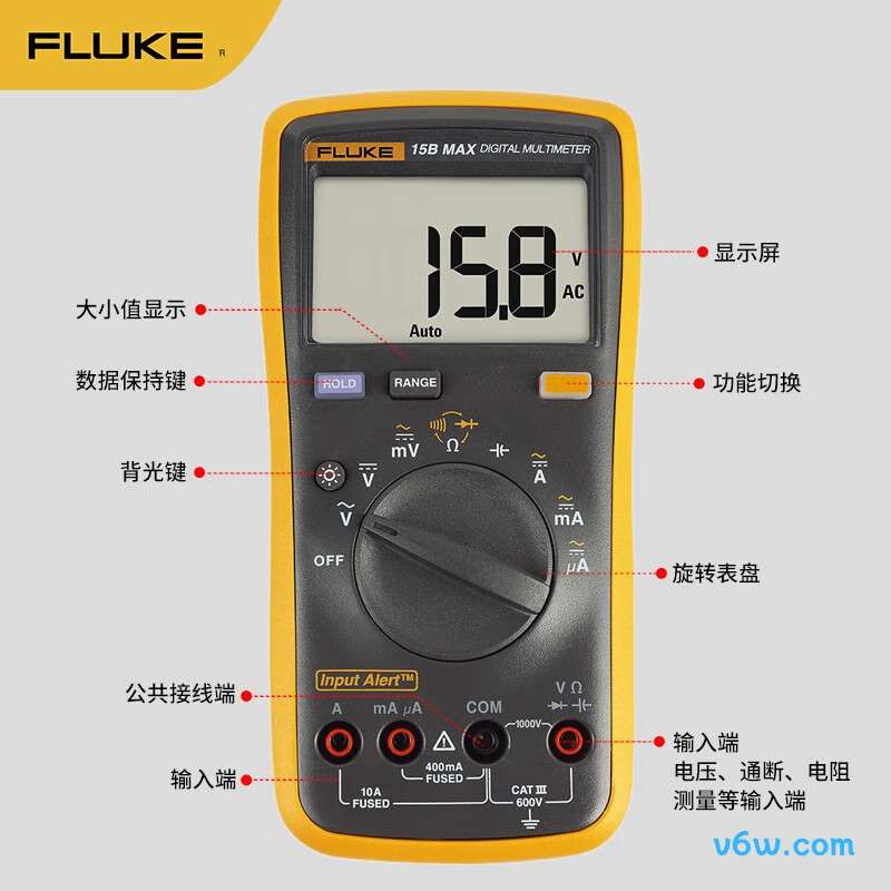 福禄克FLK-15BMAX-01/CN万用表图片