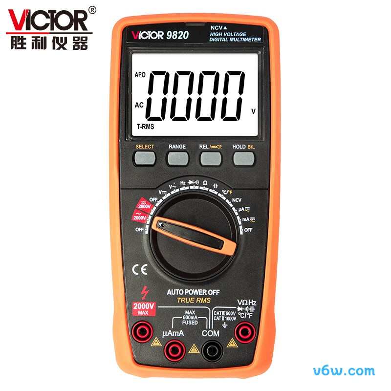 胜利仪器VC9820万用表图片