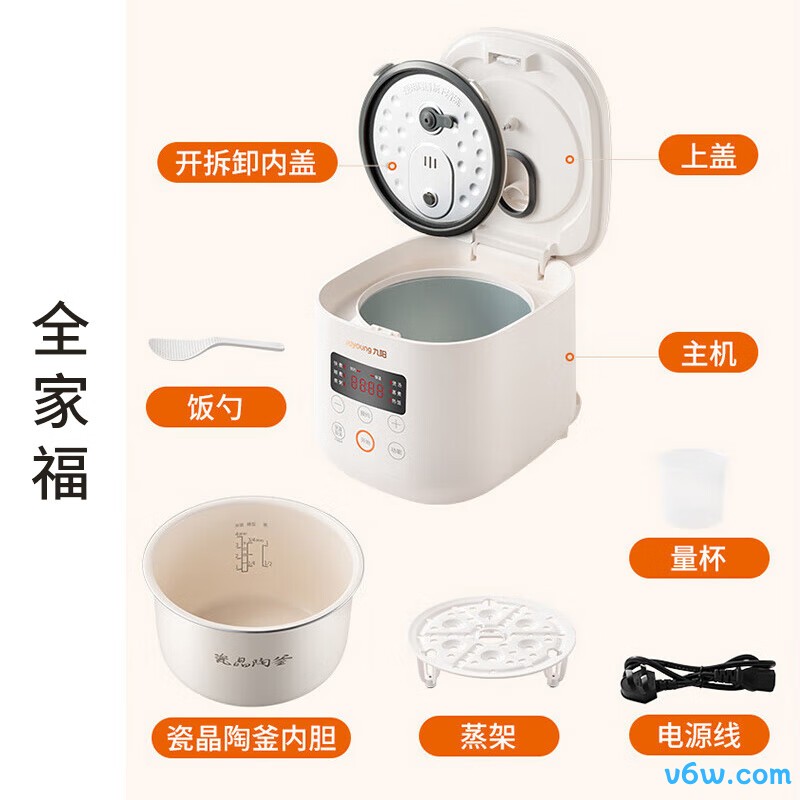 九阳F-20FZ125电饭煲图片