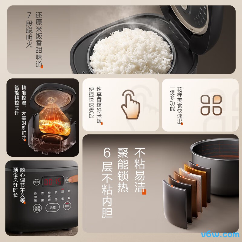 苏泊尔SF30FC0063电饭煲图片