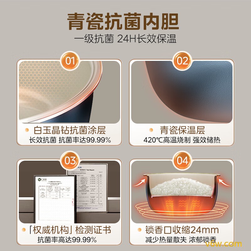 美的MB-4E86电饭煲图片