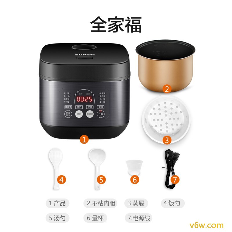 苏泊尔SF50FC996电饭煲图片