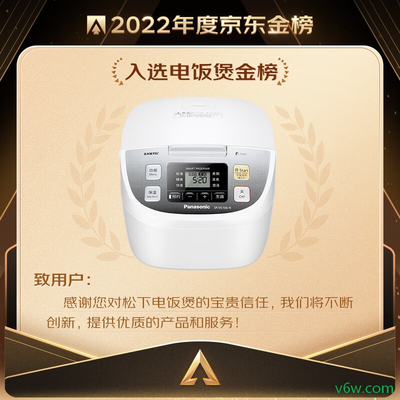松下SR-DC106-N电饭煲图片