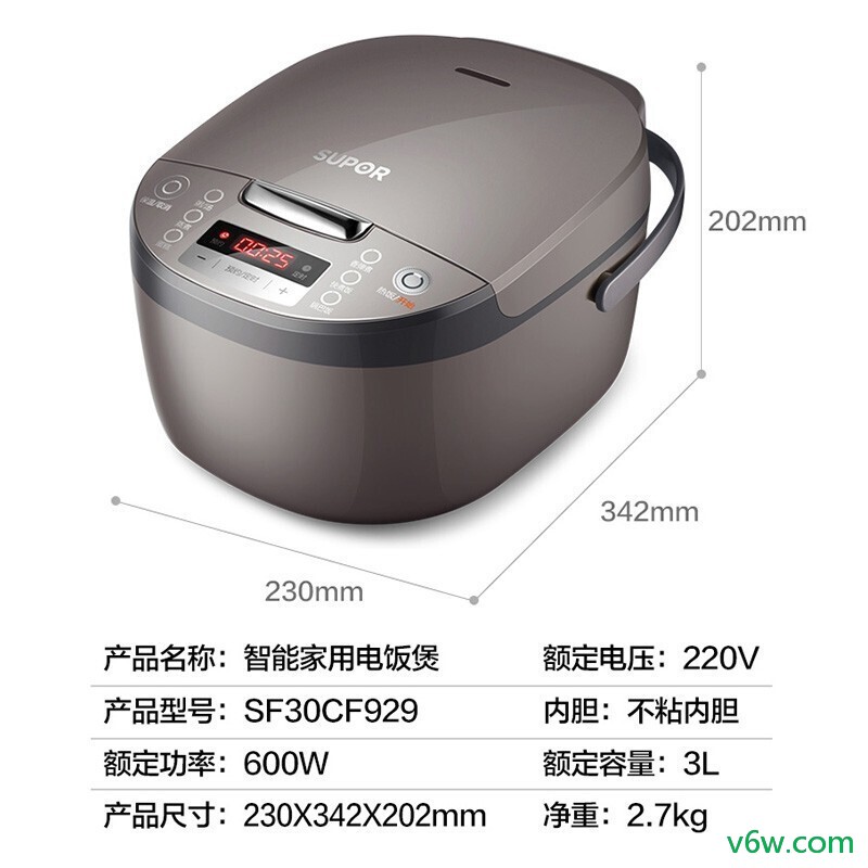 苏泊尔SF30FC929电饭煲图片