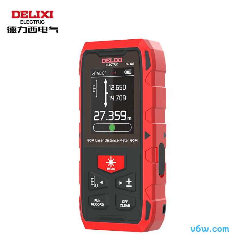 德力西红光双向120米测距仪图片