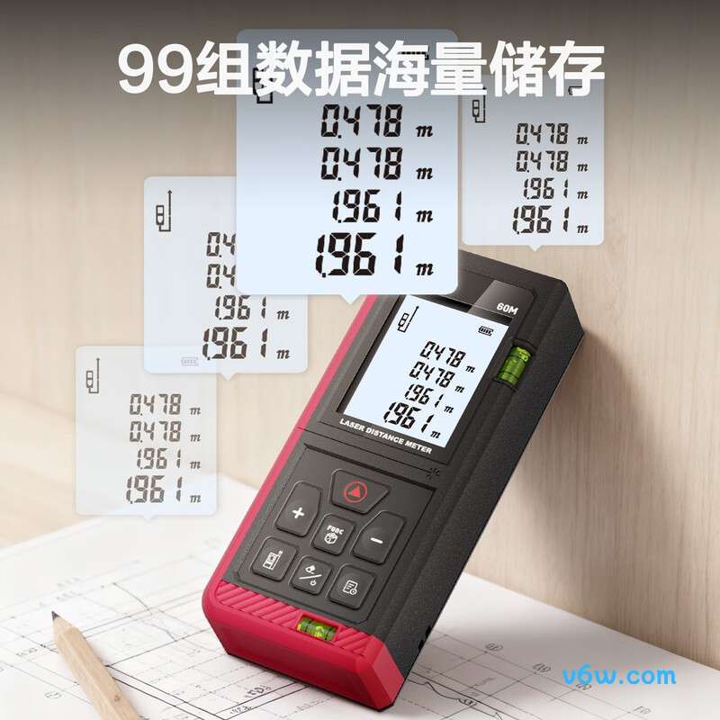 得力DL331060C测距仪图片