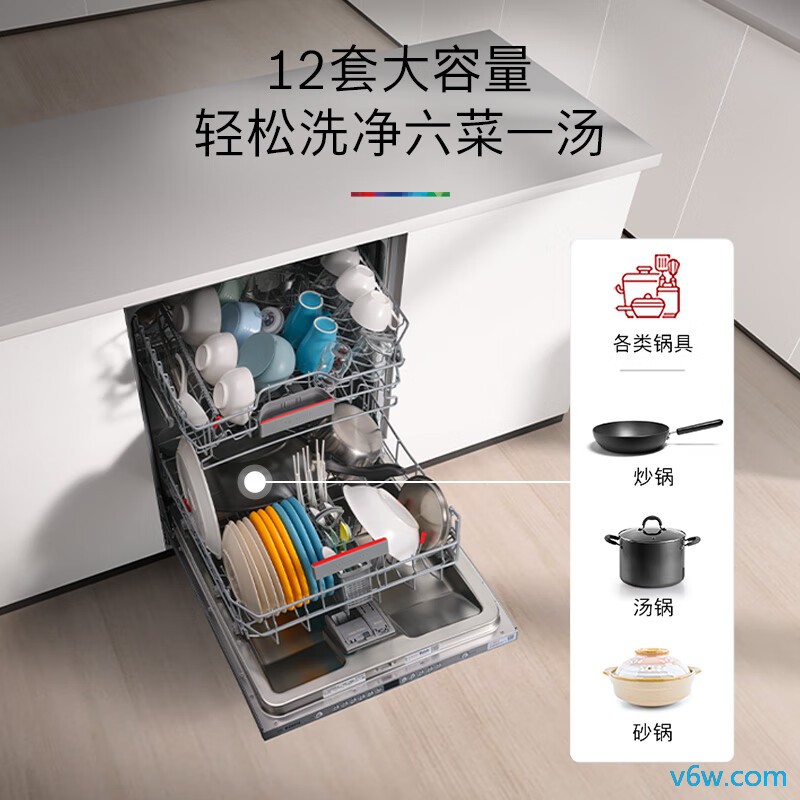 博世SJV46JX00C洗碗机图片