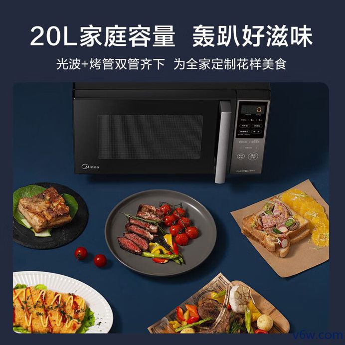 美的PC20M5W微波炉图片