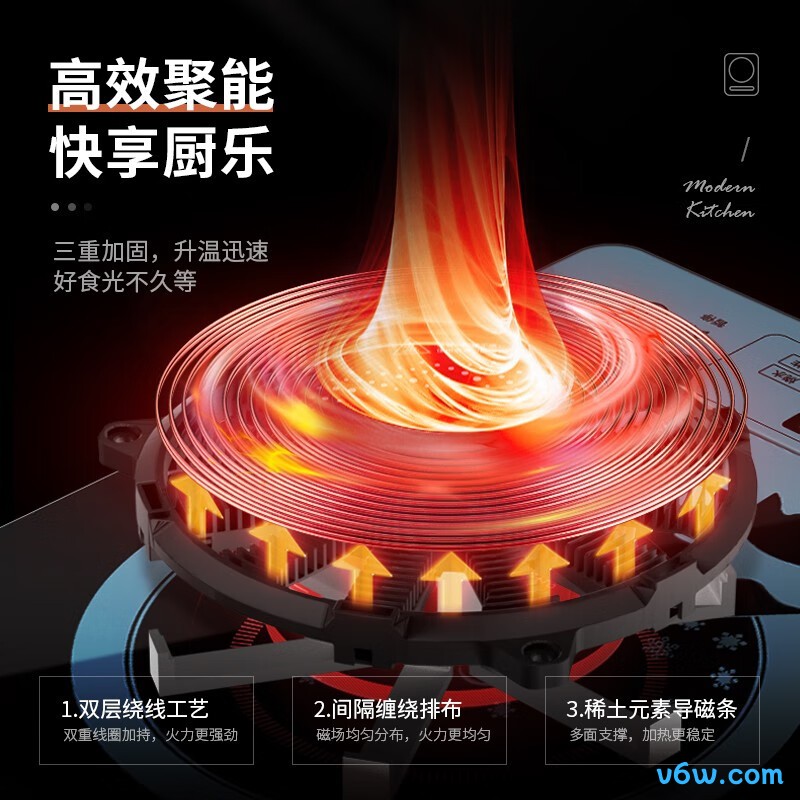 美的CLE2270A电磁炉图片