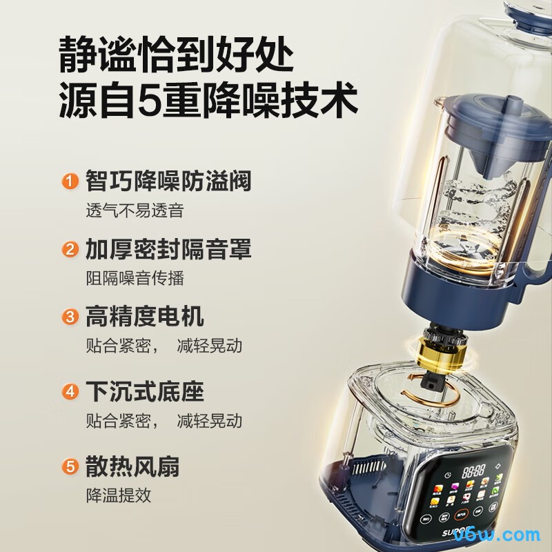 苏泊尔SP316S破壁机图片