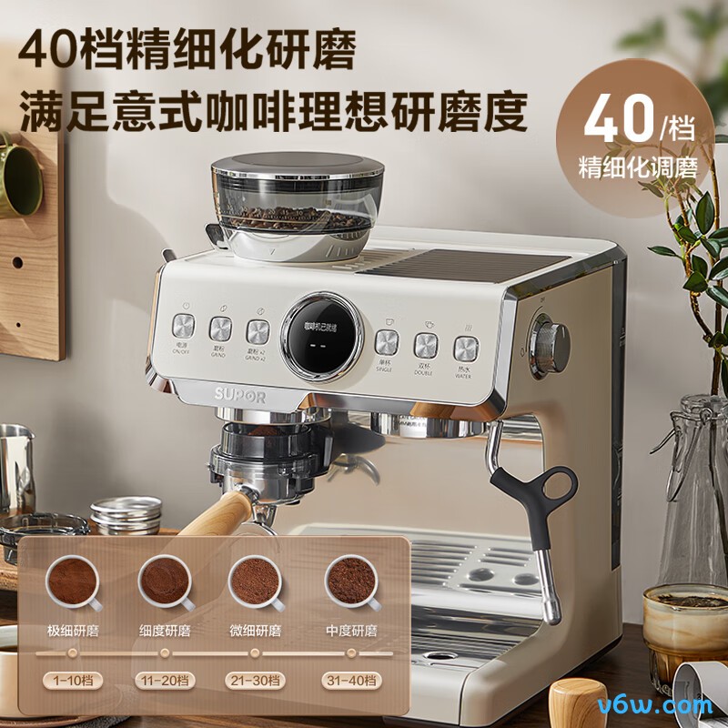 苏泊尔SW-CFB302半自动咖啡机图片