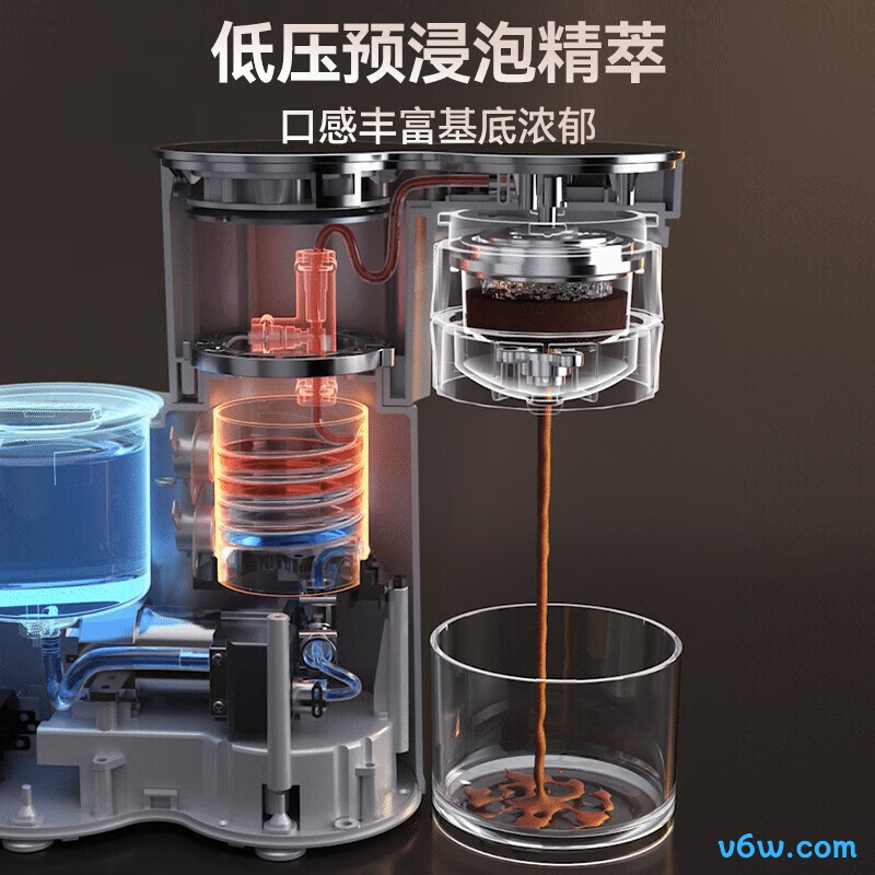 苏泊尔SW-CFP201B半自动咖啡机图片