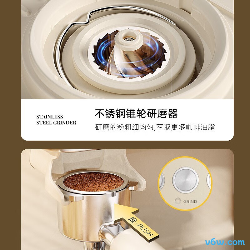 雪特朗AC-517E半自动咖啡机图片