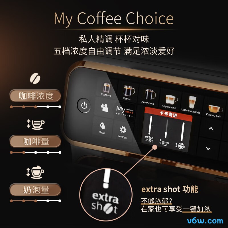 飞利浦EP5144/92全自动咖啡机图片