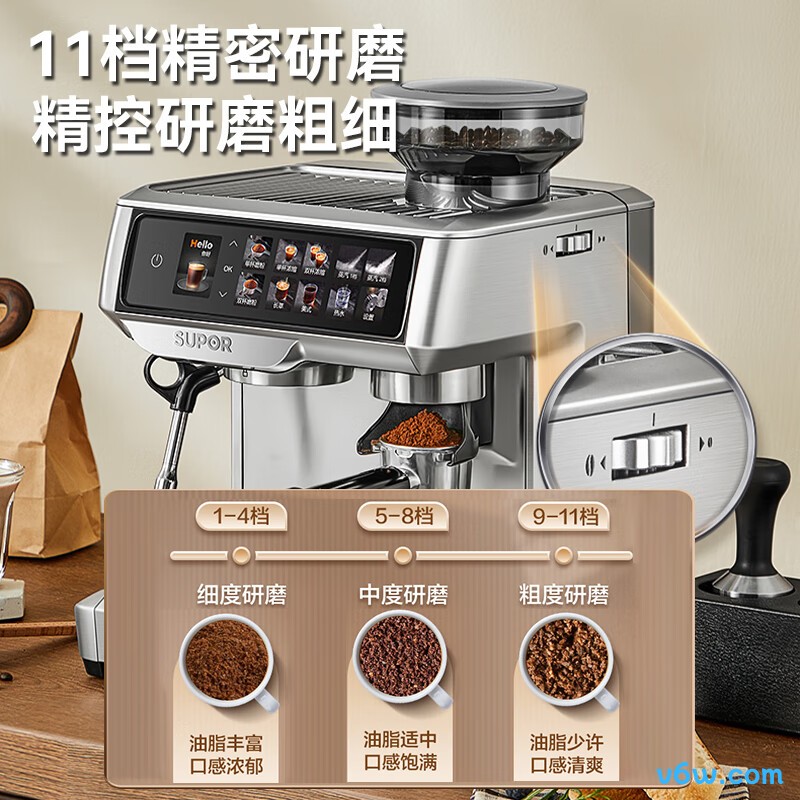 苏泊尔SW-CFB301PRO半自动咖啡机图片