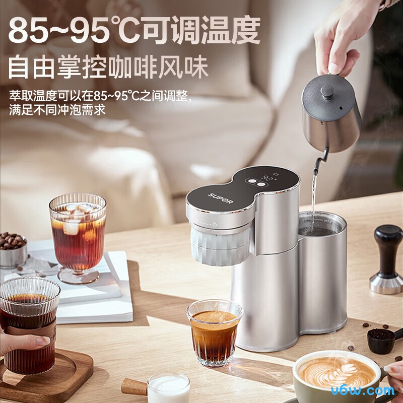 苏泊尔SW-CFP201B半自动咖啡机图片