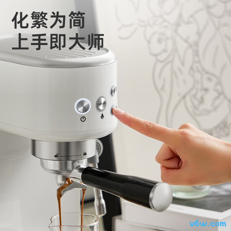 柏翠PE3366Pro半自动咖啡机图片