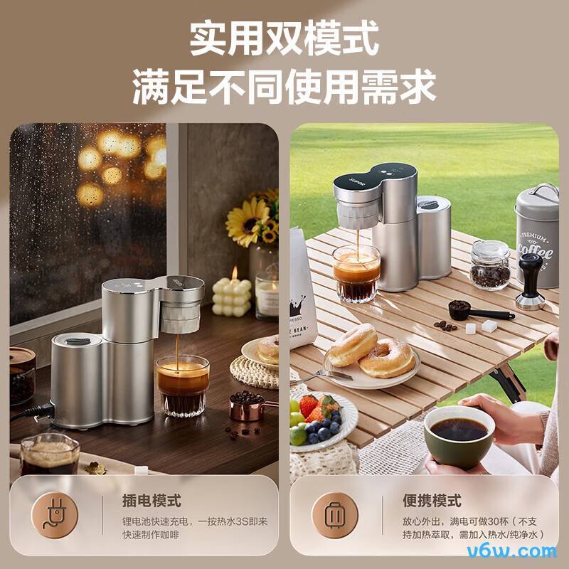 苏泊尔SW-CFP201B半自动咖啡机图片