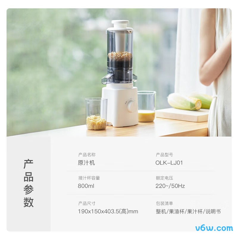 欧莱克OLK-LJ01榨汁机图片