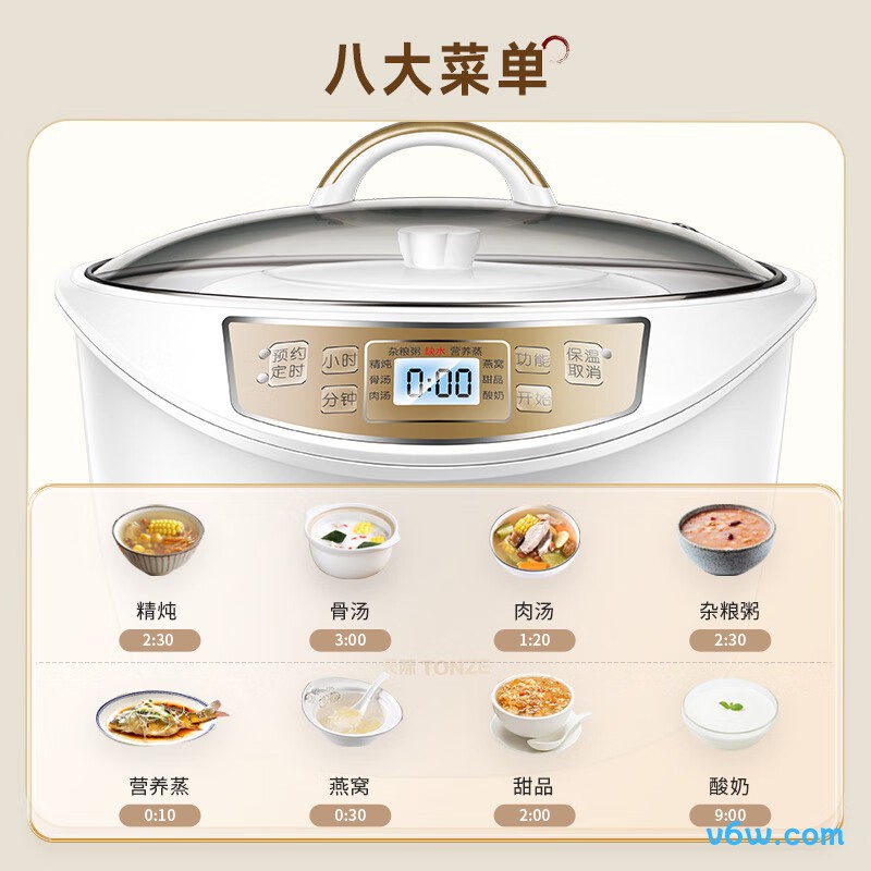 天际DGD32-W132B电炖锅图片