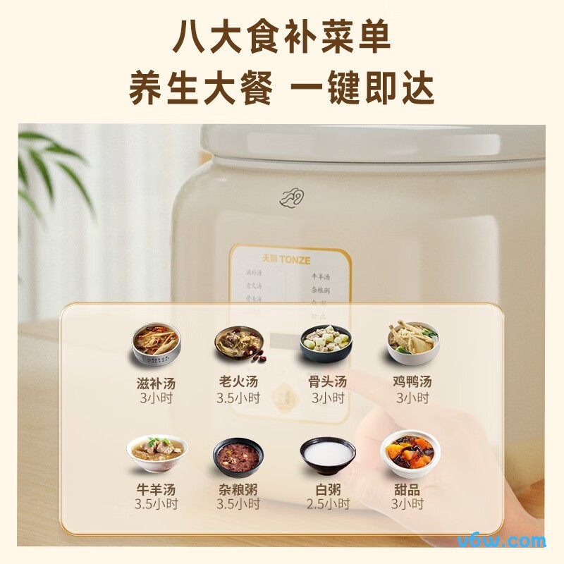 天际DGDD22B30BSGCW电炖锅图片