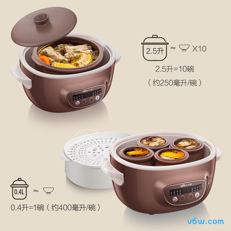 小熊DDZ-C25R6电炖锅图片