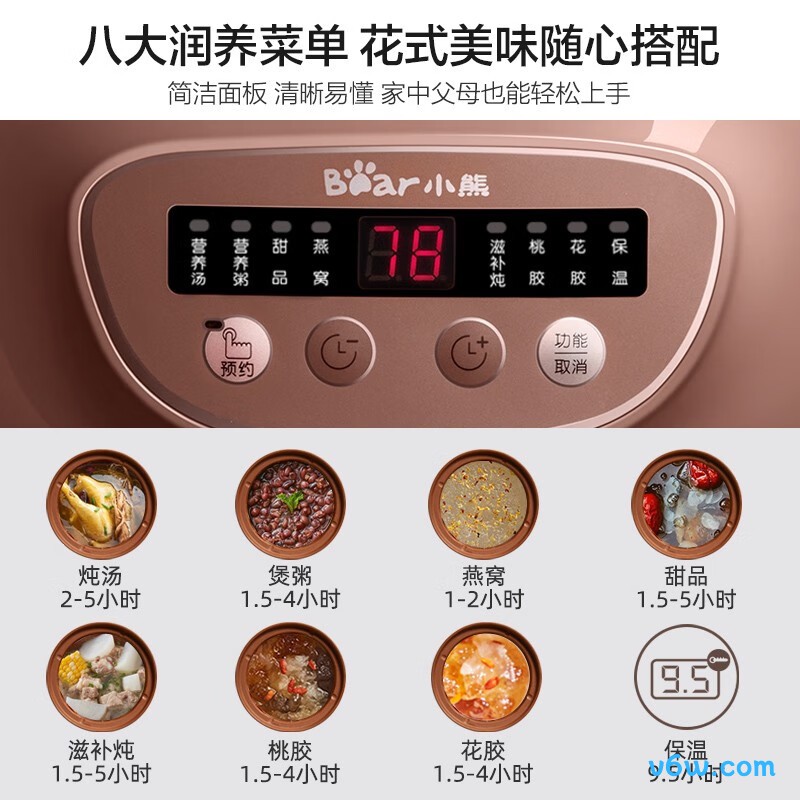 小熊DDZ-C25R6电炖锅图片