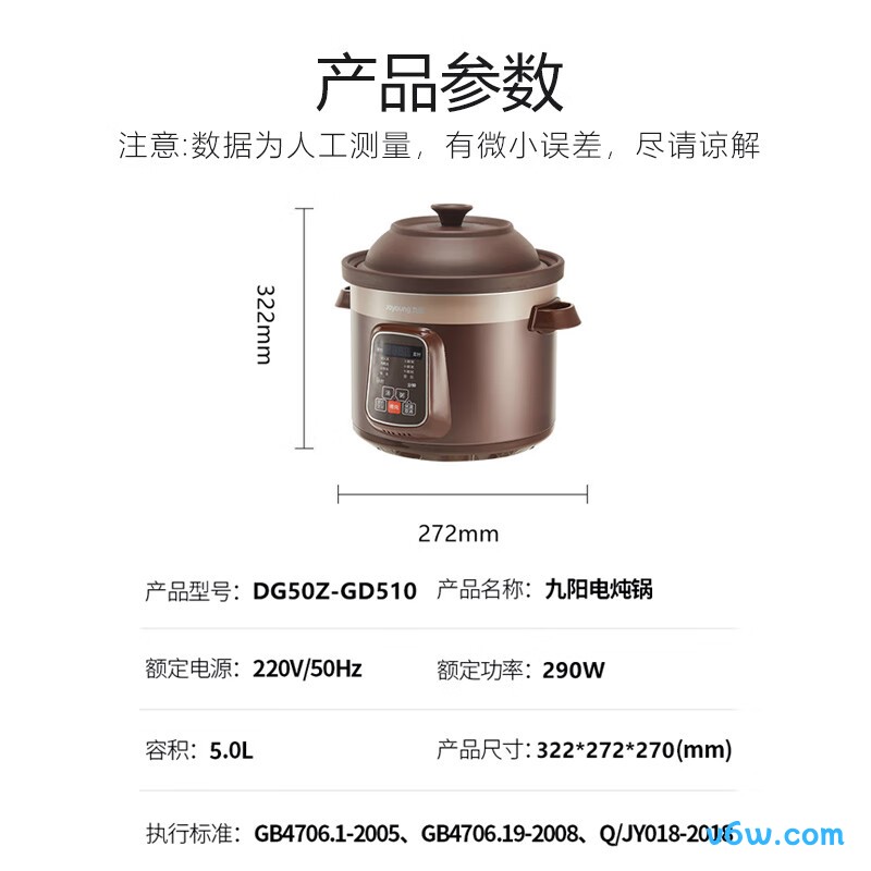九阳DG50Z-GD510电炖锅图片