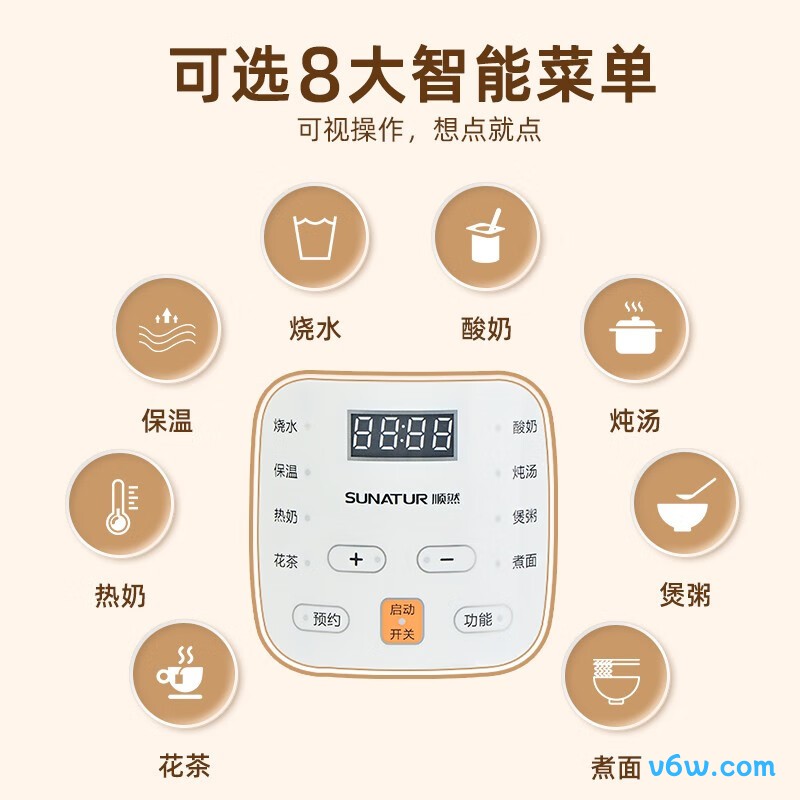 顺然YS-001电炖锅图片