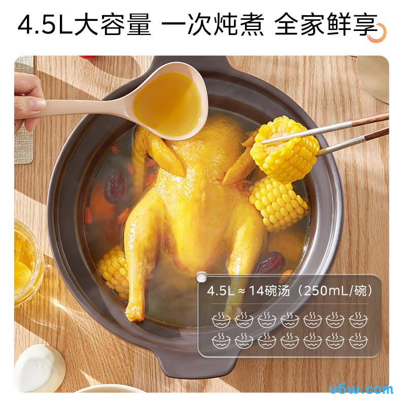 美的DGE45J56电炖锅图片