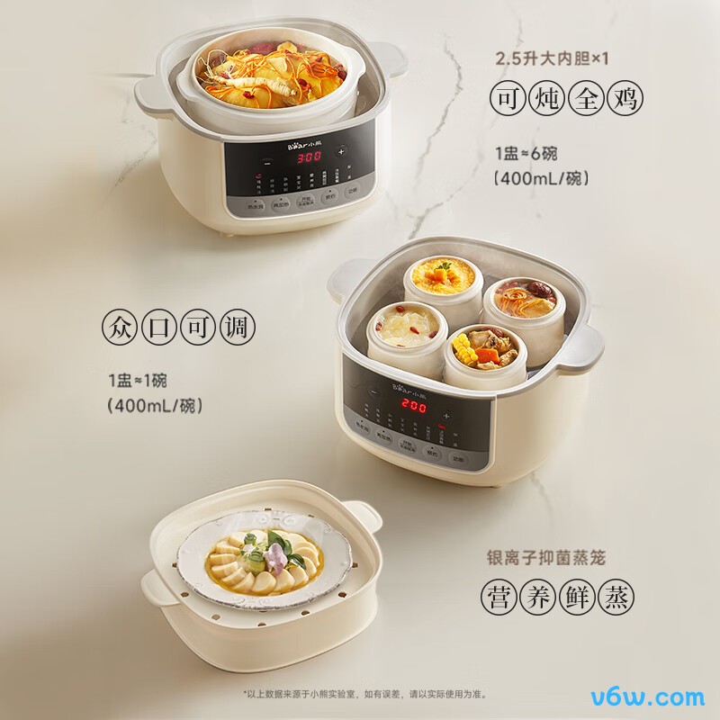 小熊DDZ-J25G2电炖锅图片