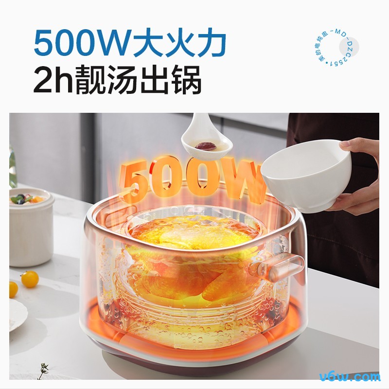 美的MD-DZC2551电炖锅图片