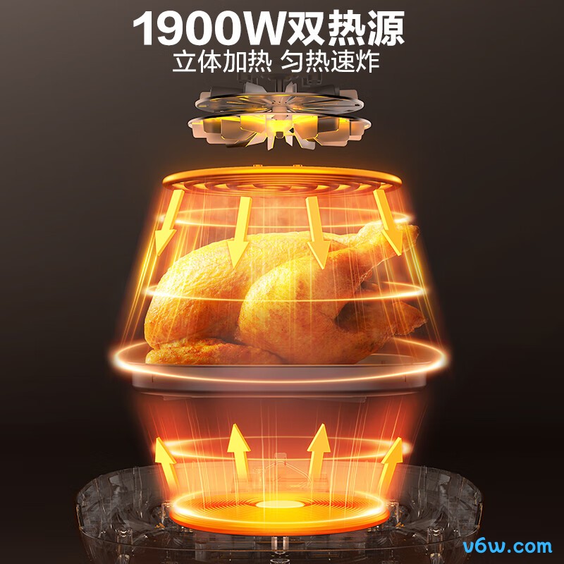 苏泊尔KD50D882空气炸锅图片