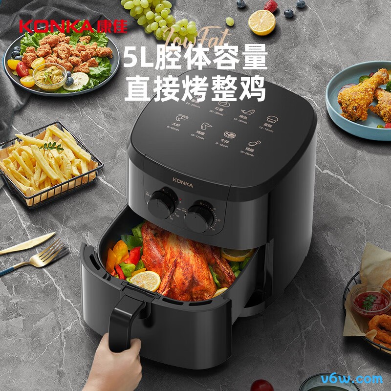 康佳KKZG-5012-W空气炸锅图片