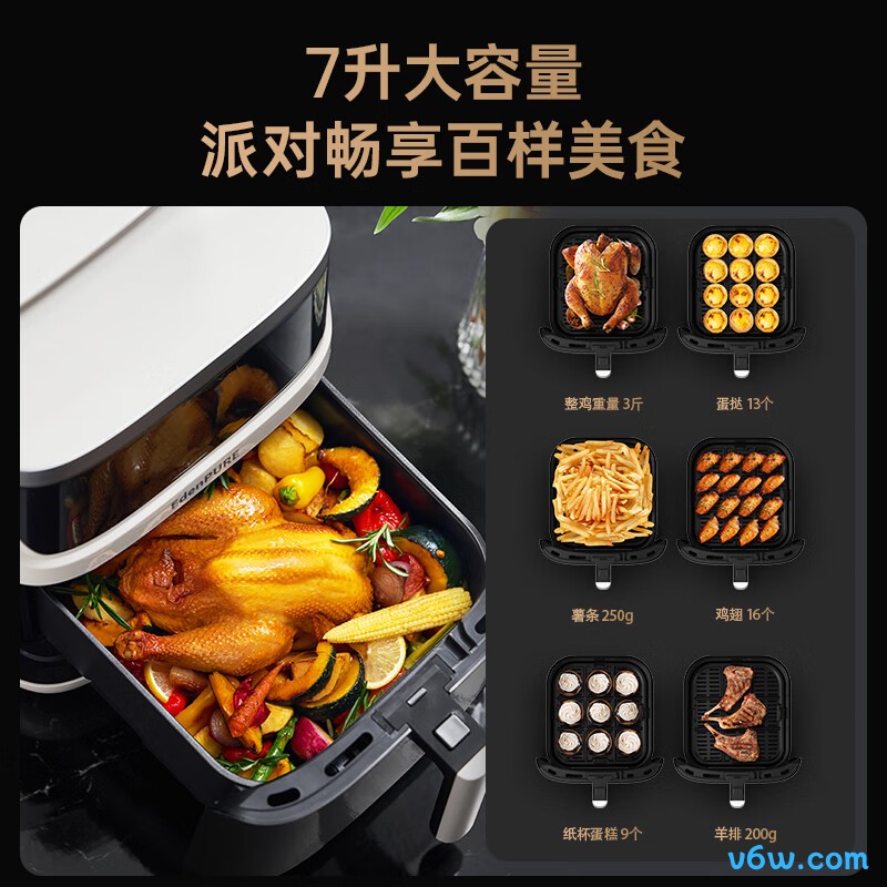 宜盾普EDC-ZG5空气炸锅图片