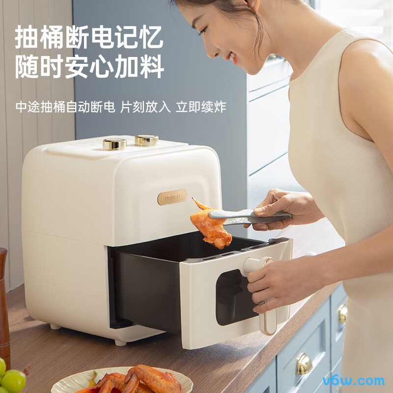 七彩叮当QC-KZ05空气炸锅图片