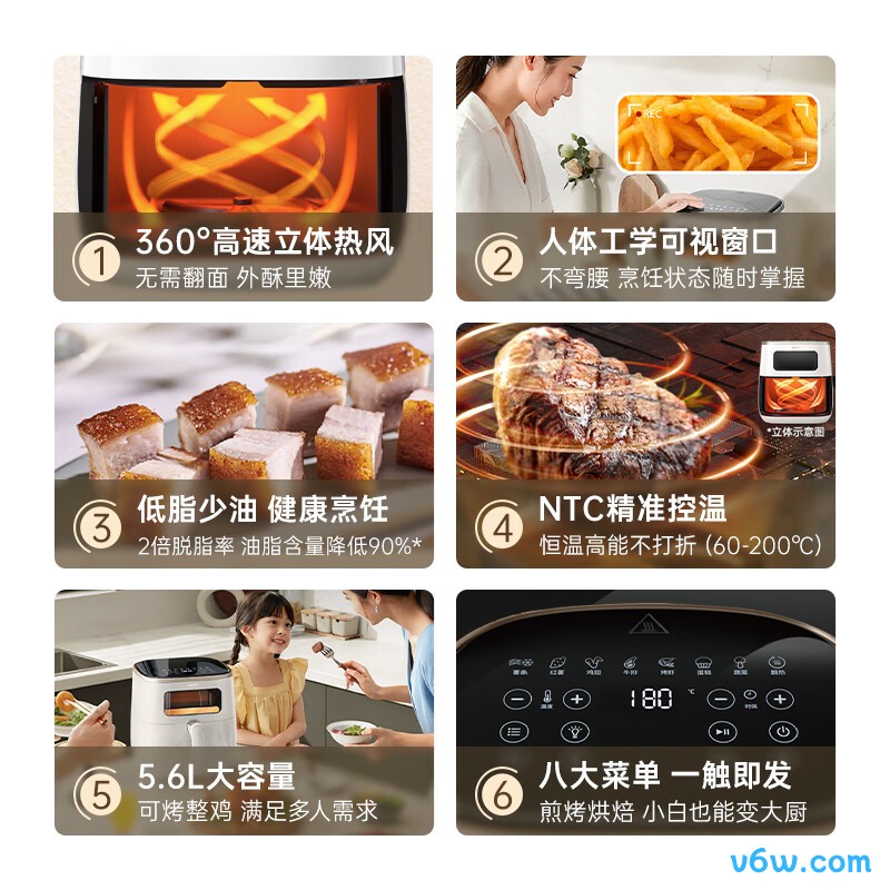 飞利浦HD9257/20空气炸锅图片