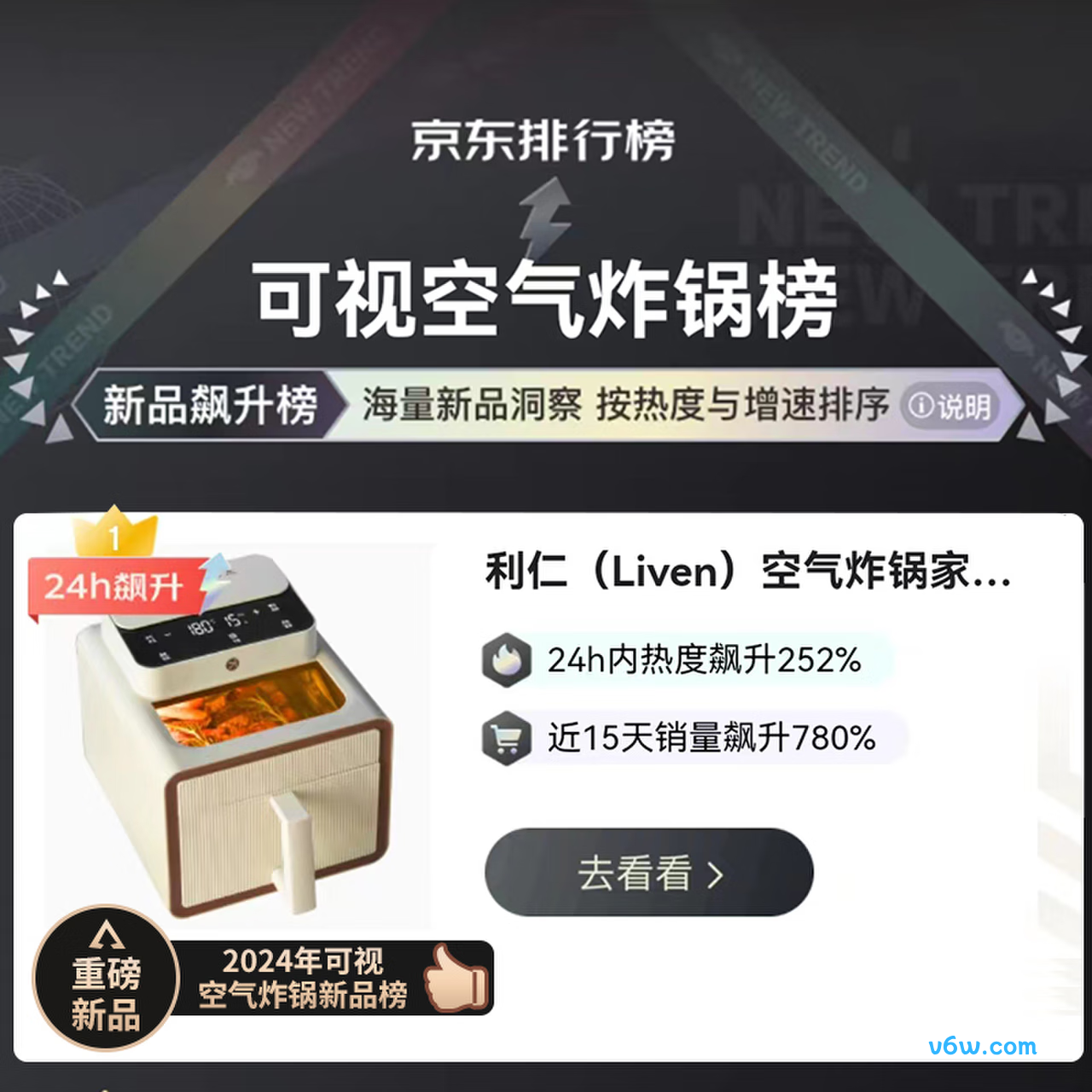 利仁KZ-D6029空气炸锅图片