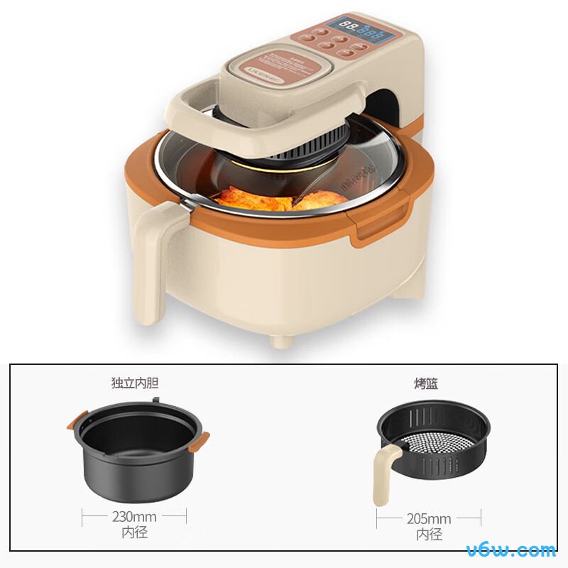 利仁KZ-D5007空气炸锅图片