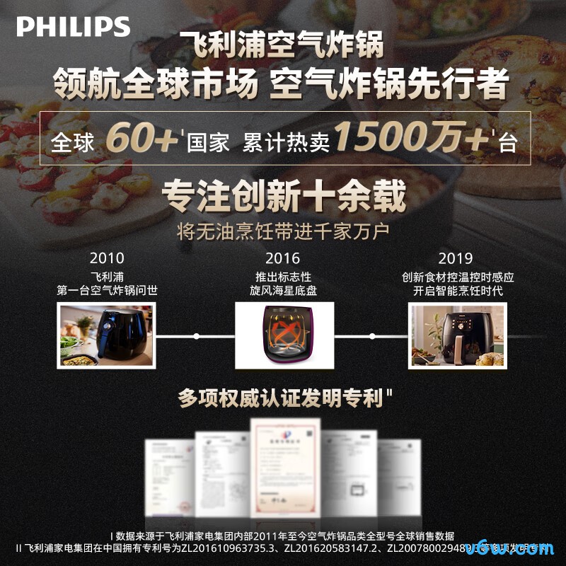 飞利浦HD9455/80空气炸锅图片